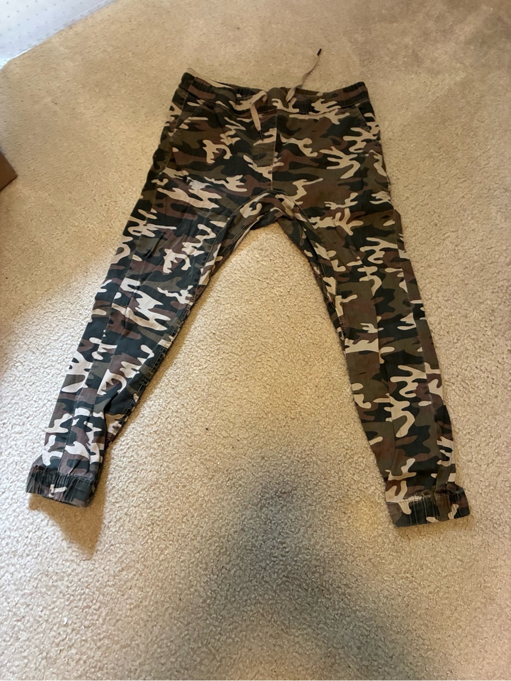 Ring of Fire Camo Cargo Pants - Green, Brown, Tan